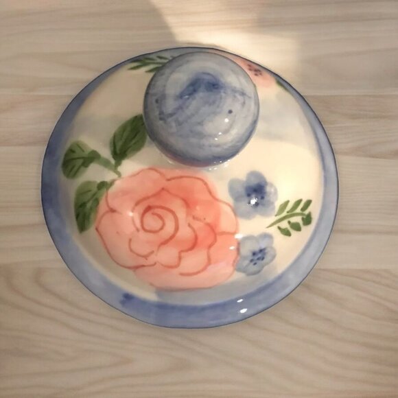 Andrea By Sadek Teapot Pink Yellow Blue Flowers - Picture 6 of 9